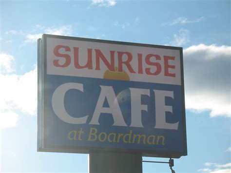 cafe feuillette|THE SUNRISE AT BOARDMAN .